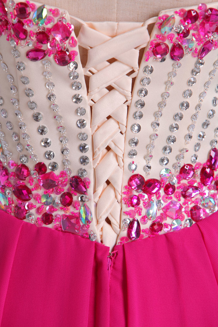 2022 Homecoming Dresses Sweetheart A Line Chiffon
