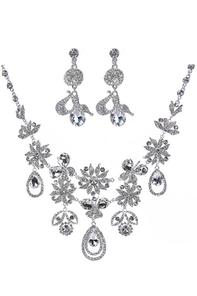 Magnificent Alloy/Rhinestones Ladies' Jewelry Sets #Gh00321
