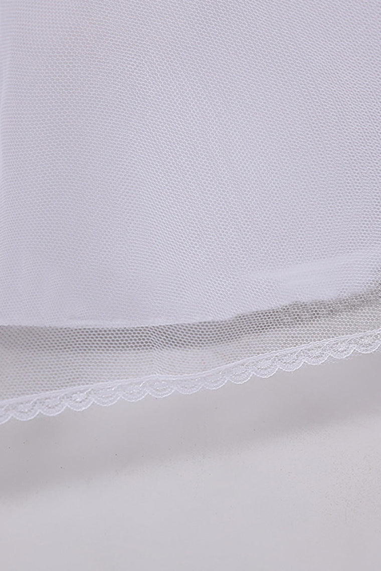 Women Floor Length 3 Tiers Petticoats #8860
