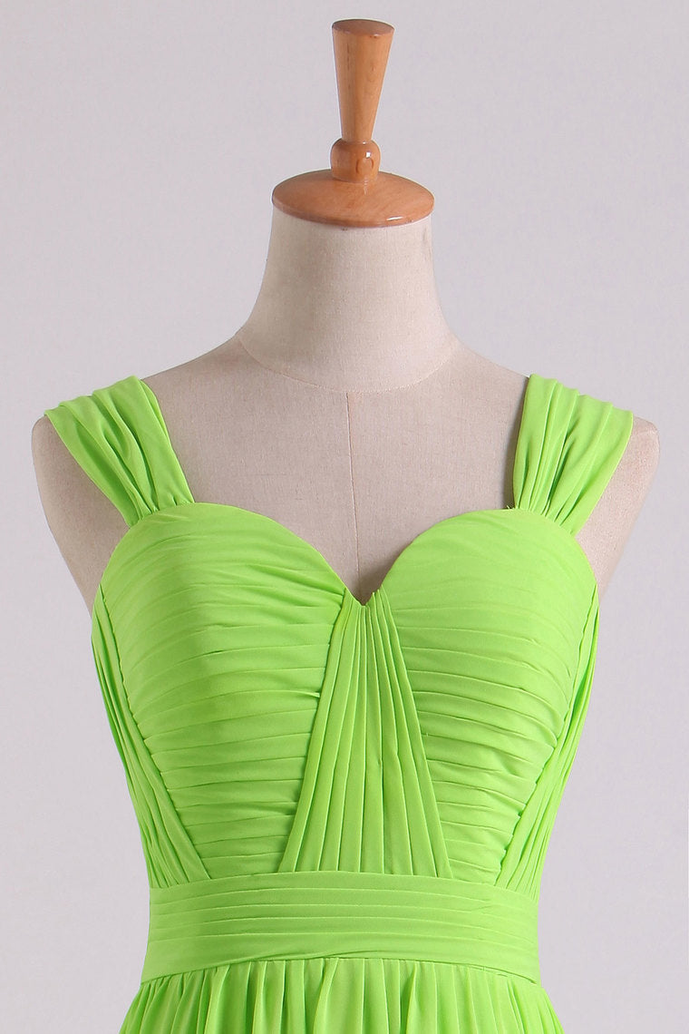 2022 Prom Dresses Off The Shoulder A Line Chiffon Floor Length With Ruffles