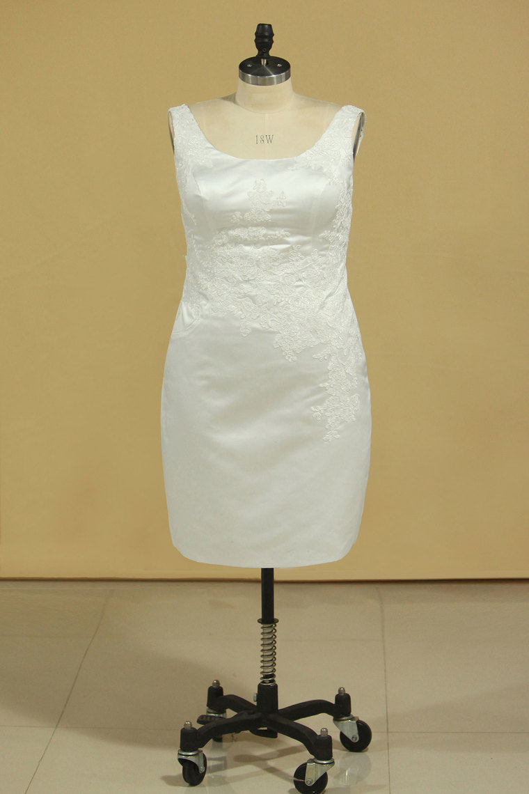 2022 Mother Of The Bride Dresses Scoop With Applique And Jacket Sheath Satin