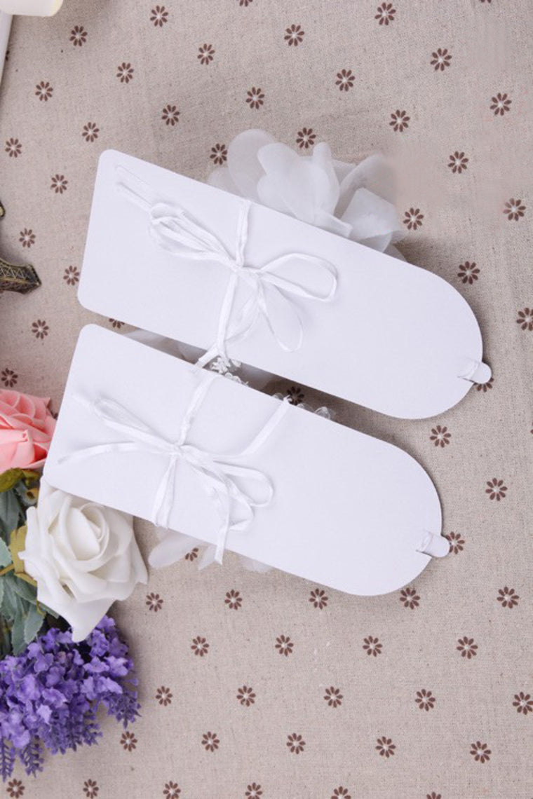 2022 Tulle Wrist Length Bridal Gloves #ST1018