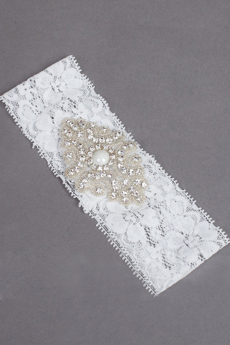 Amazing Wedding Garters With Beading