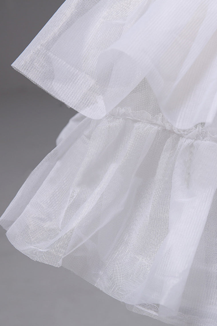Children Polyester Short Length 2 Tiers Petticoats  #4