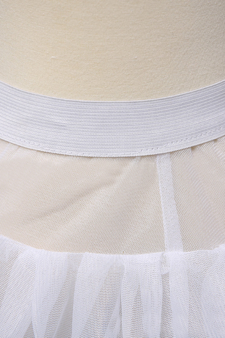Children Polyester Short Length 2 Tiers Petticoats  #4