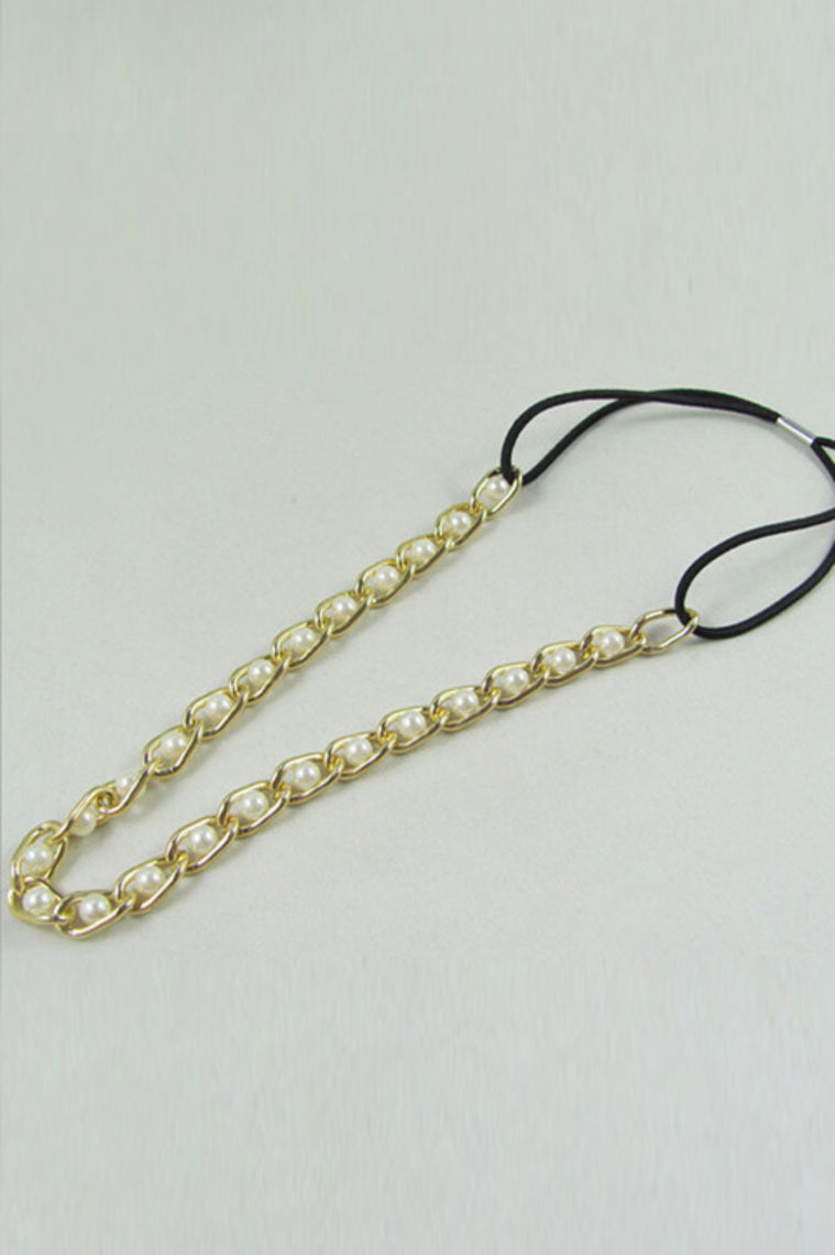 Concise Alloy/Pearls Women'S Hair Jewelry